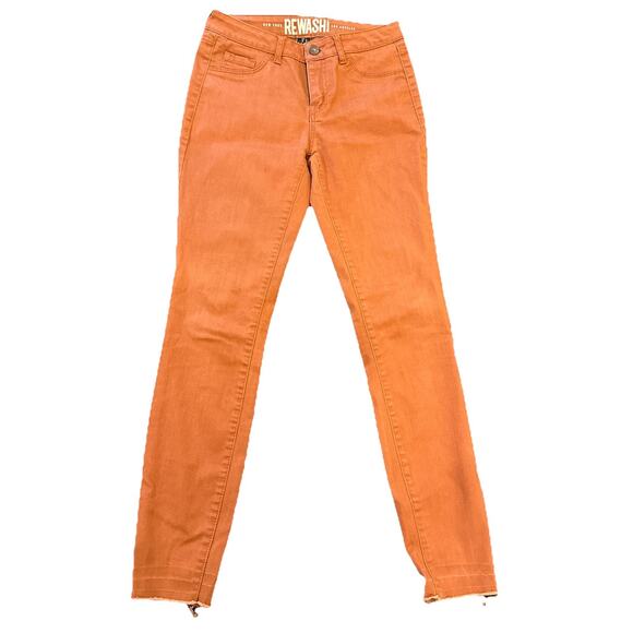 REWASH Brand Jeans, Woman’s Skinny, Rust Brown, Size 25/1 - Picture 1 of 7